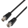 Nanocable Cable de Antenna TV 75 Ohm Macho/Hembra 1.80 Metros - Negro